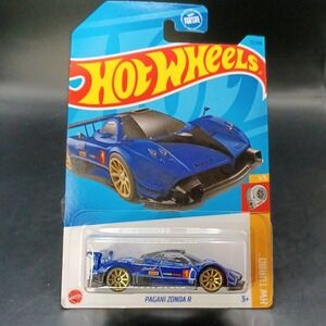 Hot Wheels Car Pagani Zonda R Blue HW Turbo HKK83 2023 Exotic